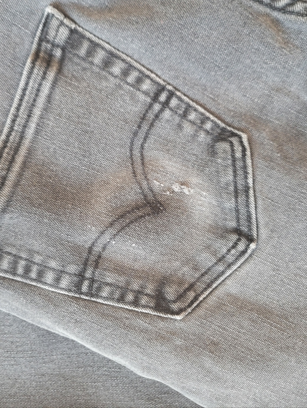 Levi’s Water<Less Skinny Jeans Womens 28x30 Faded Black - Picture 6 of 6